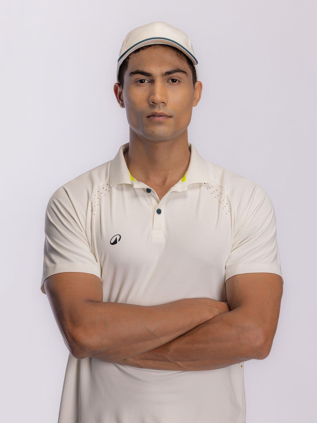 Decathlon Men White CCP 500 Quick Drying Cricket Cap - view 1