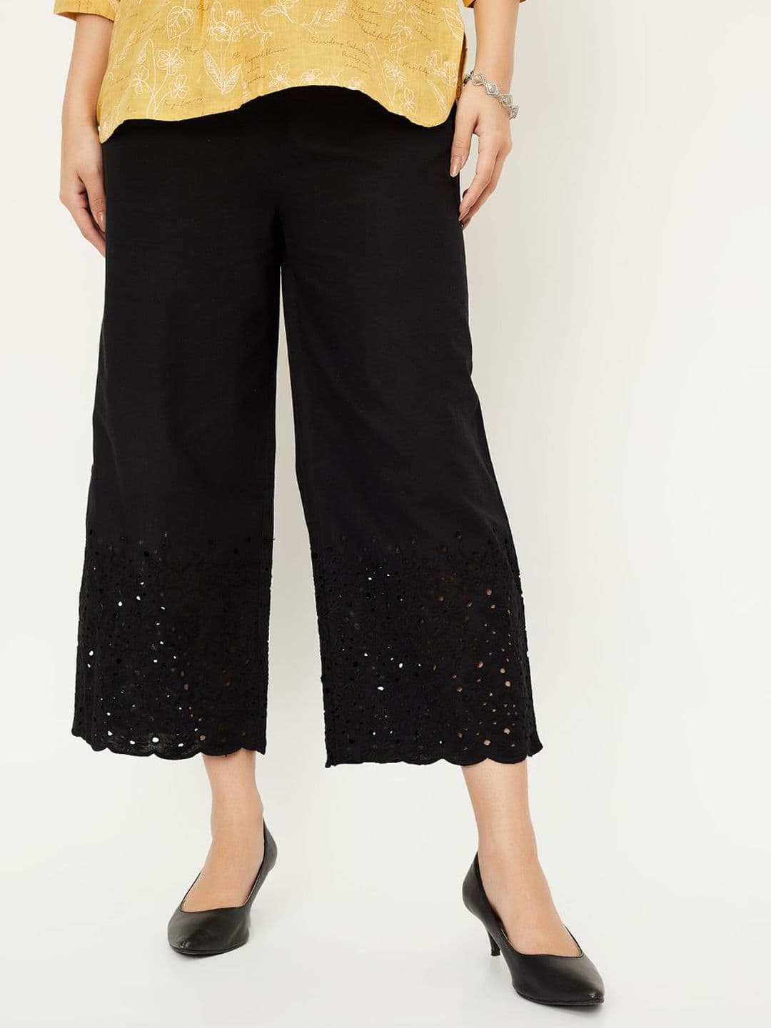 max Women Cotton Cropped Palazzos - view 1