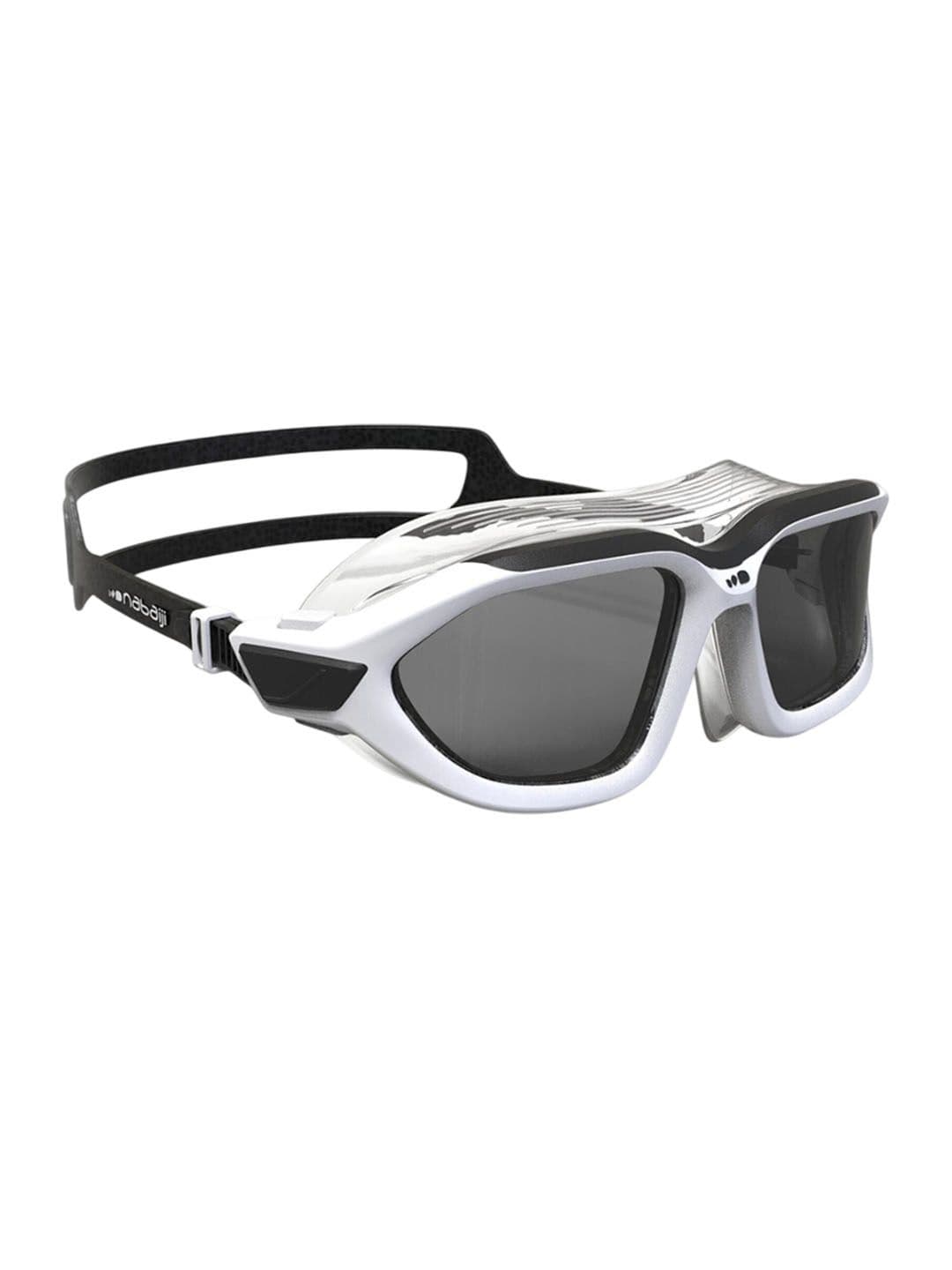 Decathlon Adults Black and White ACTIVE Anti-Fogging Swimming Mask - view 1