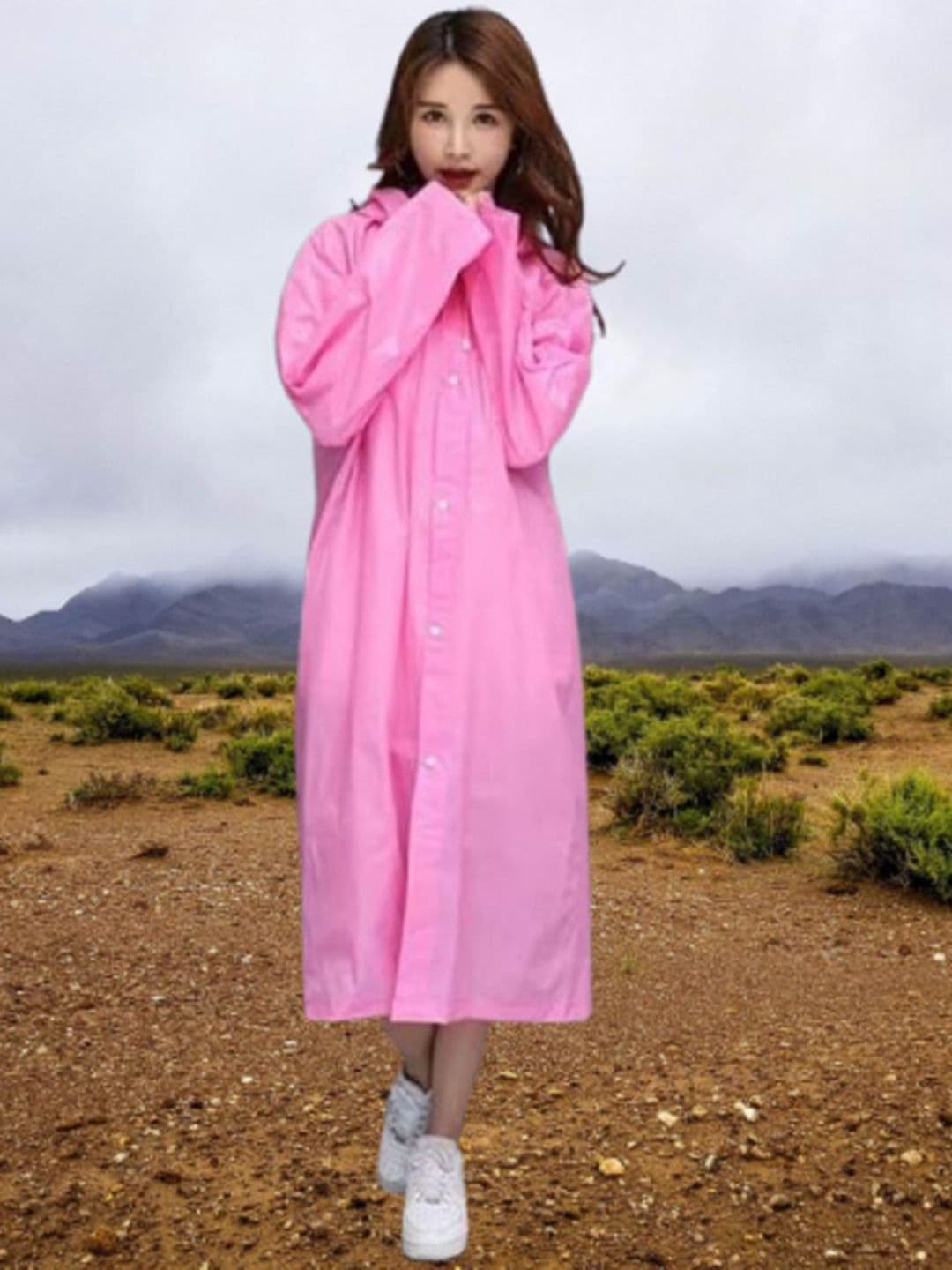 TEEMOODS Unisex Hooded Rain Jacket - view 1