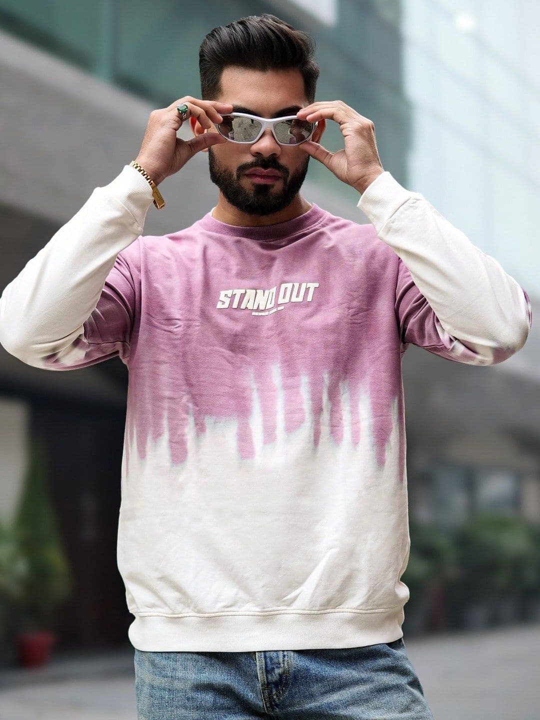Maniac Men Pink Ombre T-Shirt - view 1