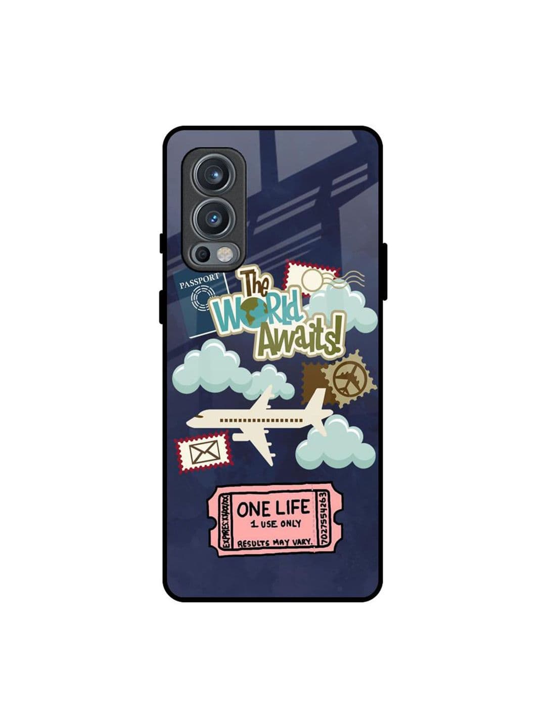 QRIOH Tour The World Printed Oneplus Nord 2 Back Case - view 1