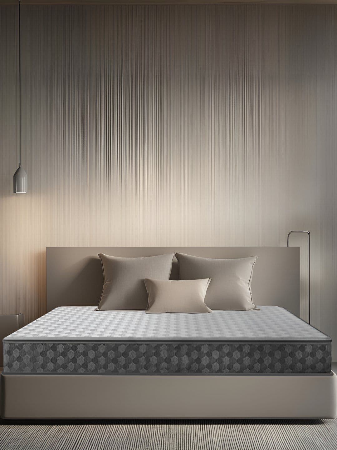 Sleepwell Star Gold 4 inch Queen HR Foam Mattress - 72 inch x 60 inch - view 1