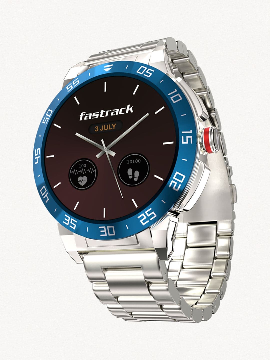 Fastrack Magnus FX3 1.46 Inch Premium Metal Design IP68 SOS AI Voice Assistant Smartwatch - view 1