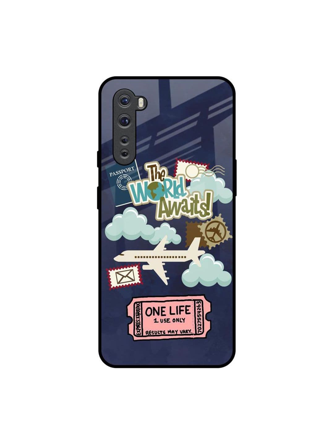 QRIOH Tour The World Printed OnePlus Nord Back Case - view 1