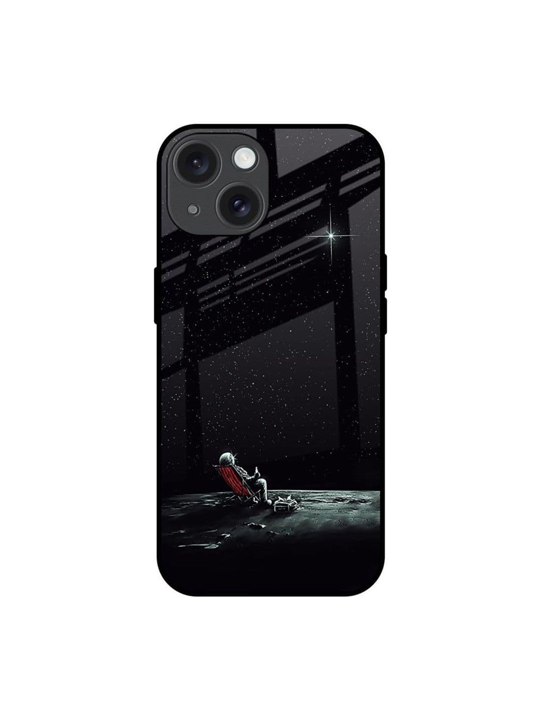 QRIOH Relaxation Mode On Printed iPhone 15 Back Case - view 1
