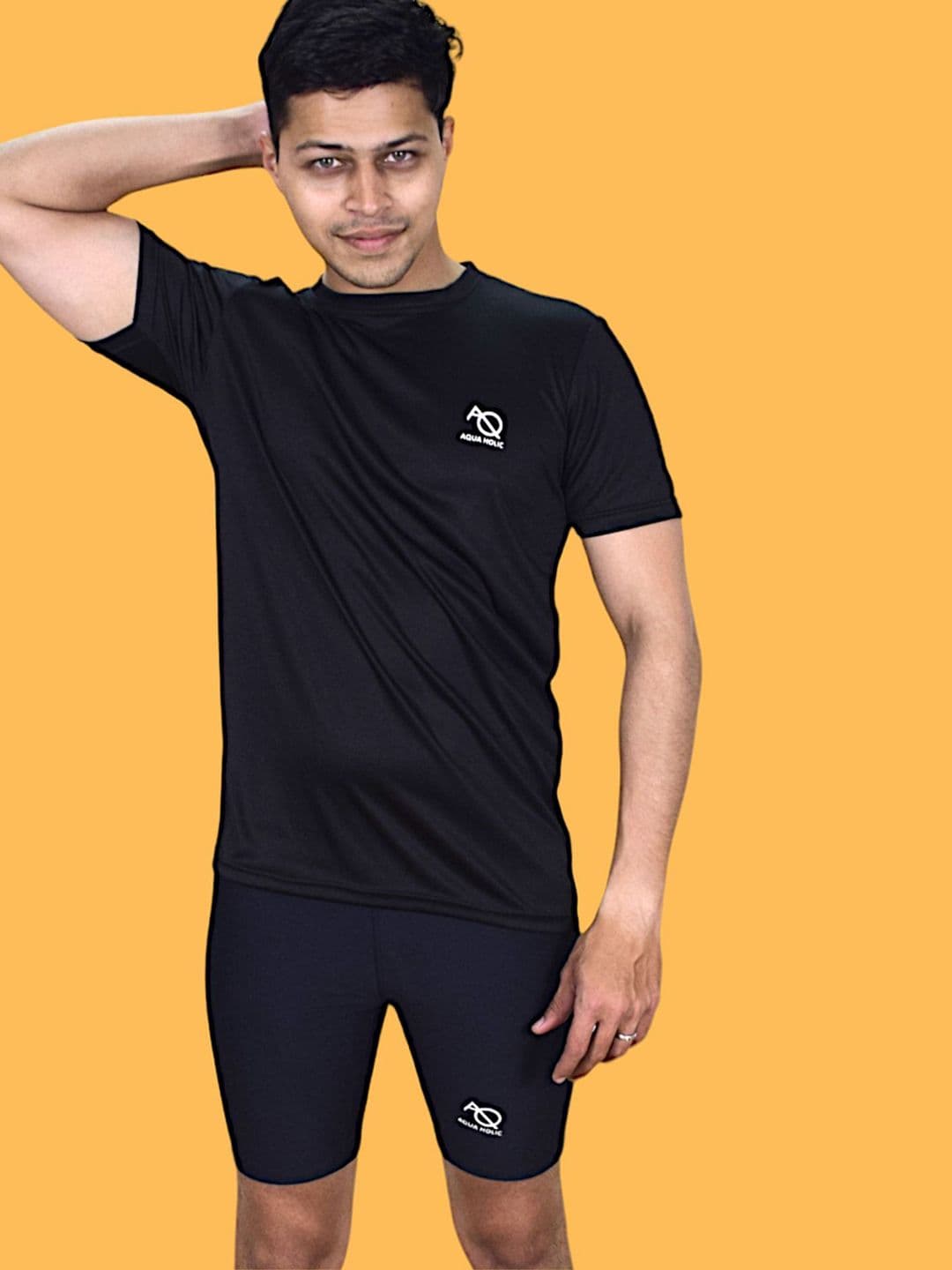 Aqua Holic Round Neck T-Shirt & Shorts Swimwear - view 1