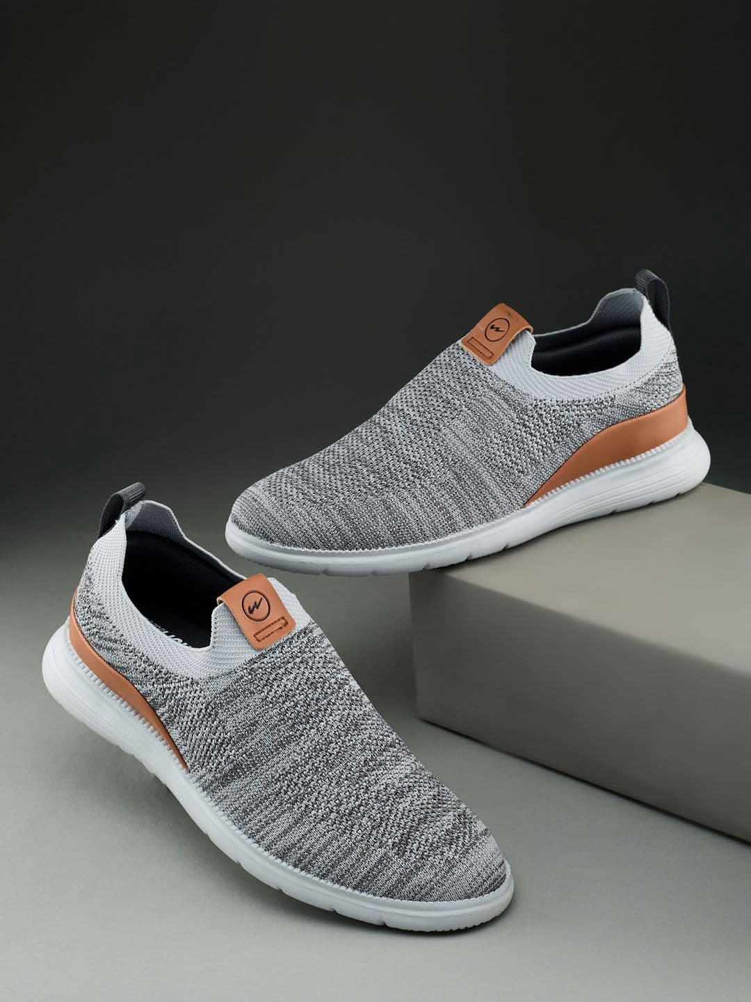 Campus Men CHALK Woven Design Slip-On Sneakers - view 1