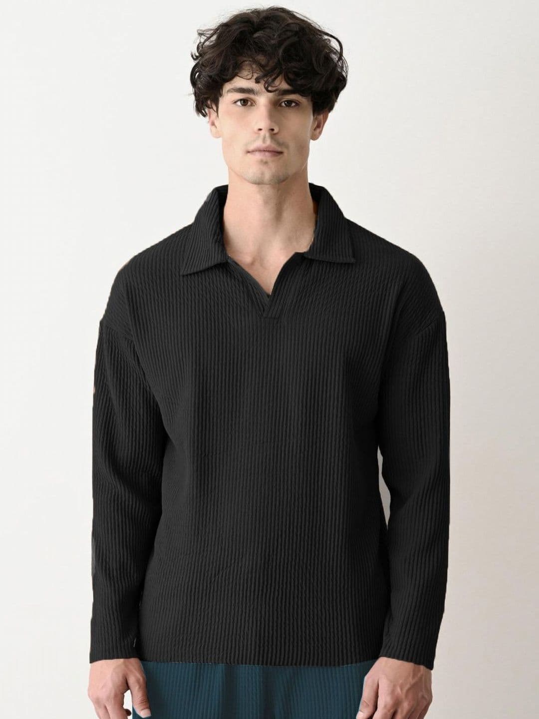 Moda Rapido Men Solid Polo Collar T-shirt - view 1