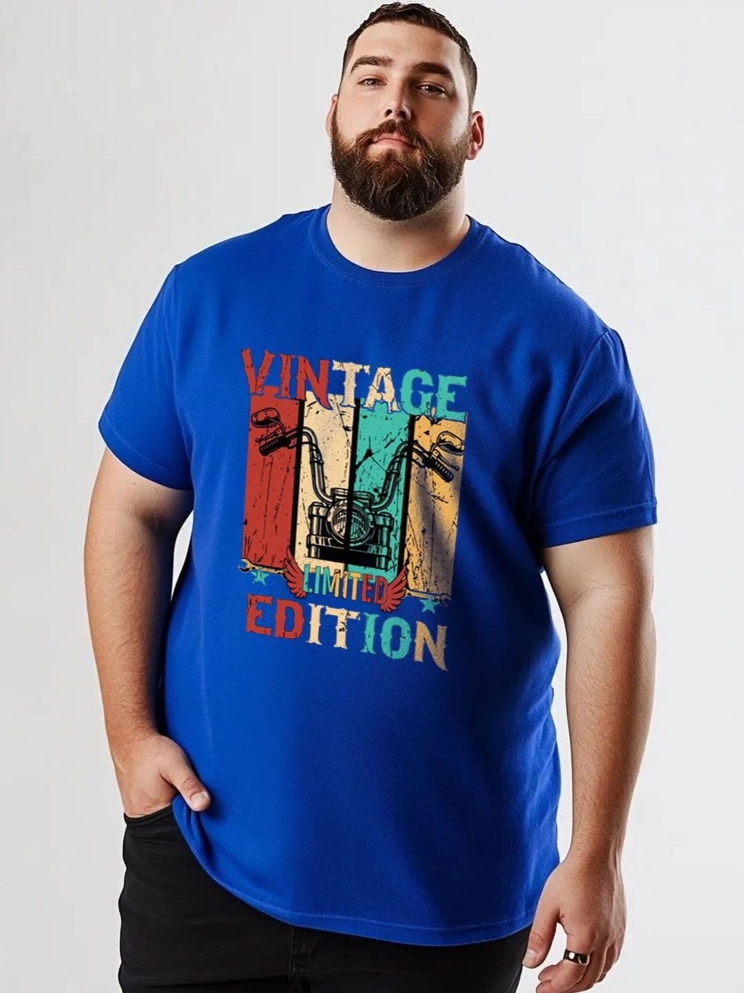Toodle Plus Men Plus Size Cotton Printed T-shirt - view 1