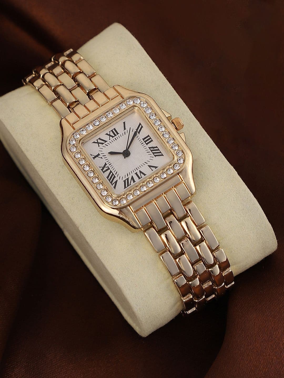 HAUTE SAUCE Women The Solene Square Watch - California Gold - view 1