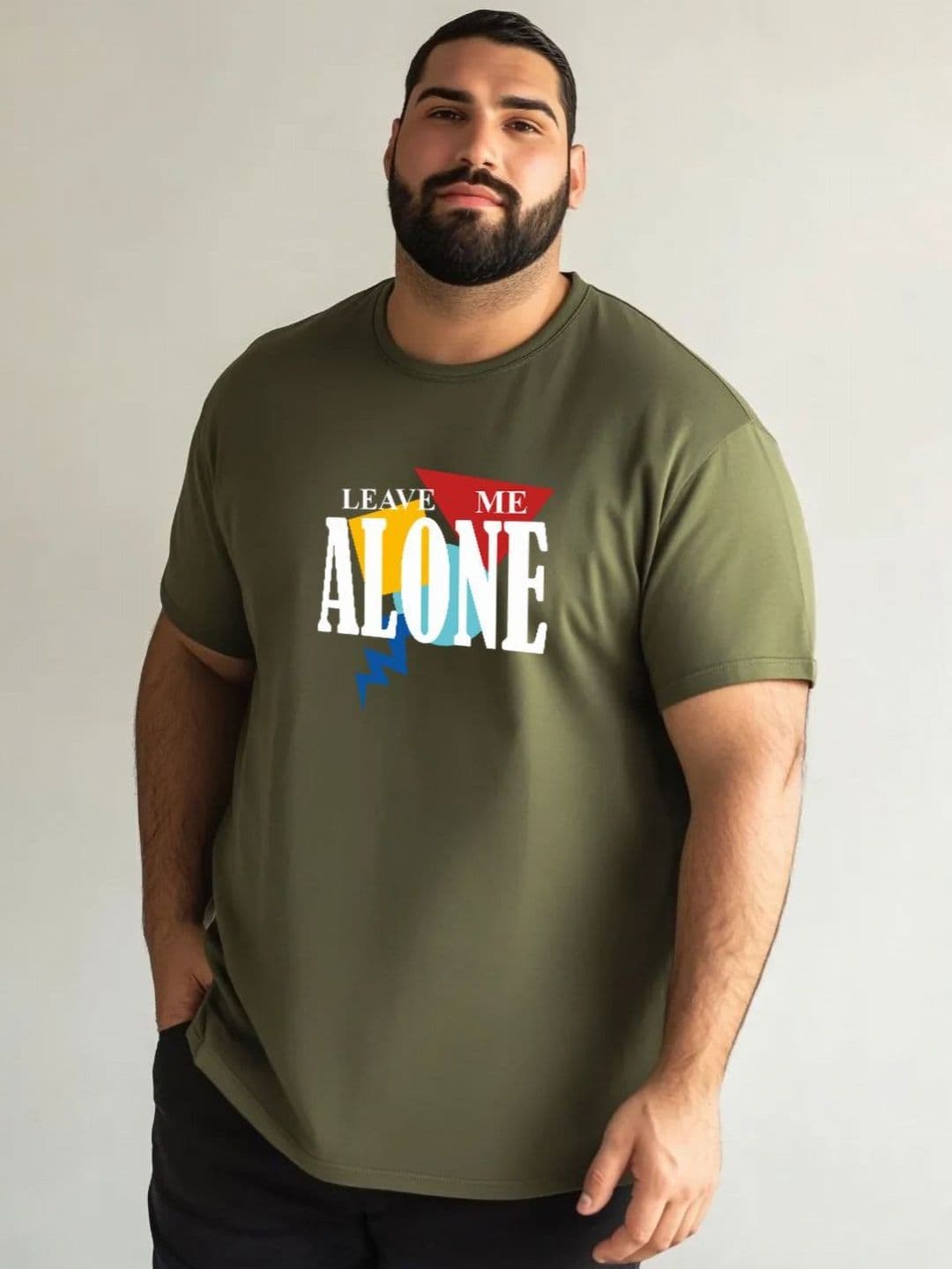 Toodle Plus Men Plus Size Cotton Printed T-shirt - view 1