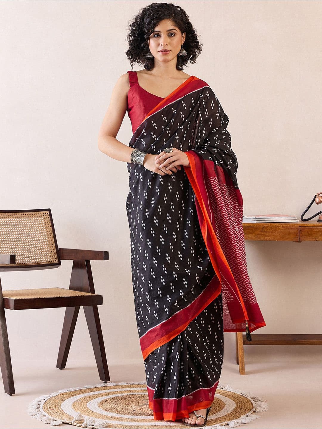 Anouk Rustic Bagh Ready to Wear Bagh Saree - view 1