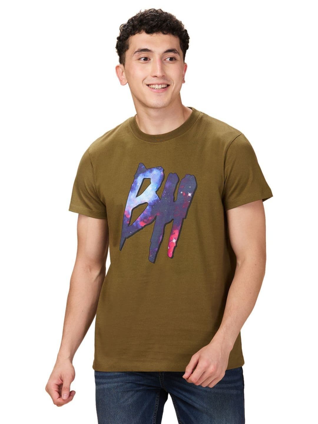 Being Human Men Typography Printed Round Neck Cotton T-shirt - view 1