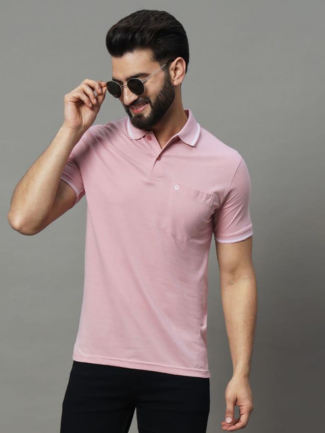 UNIBERRY Men Polo Collar T-shirt - view 1