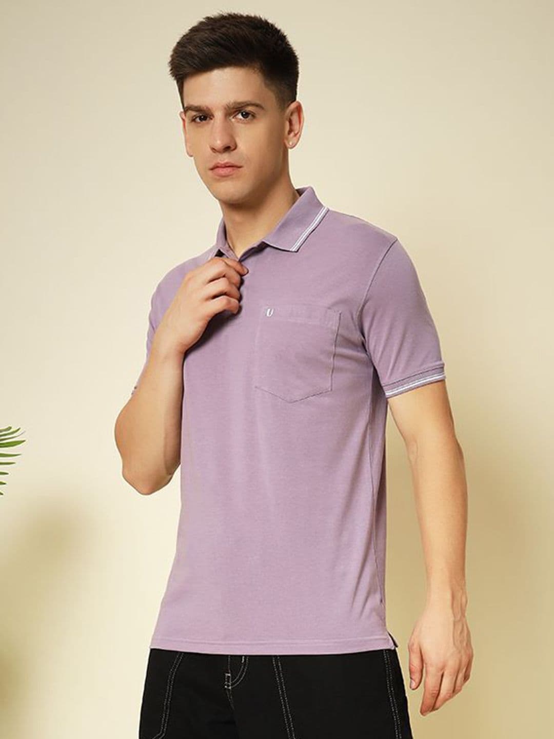 UNIBERRY Men Polo Collar T-shirt - view 1
