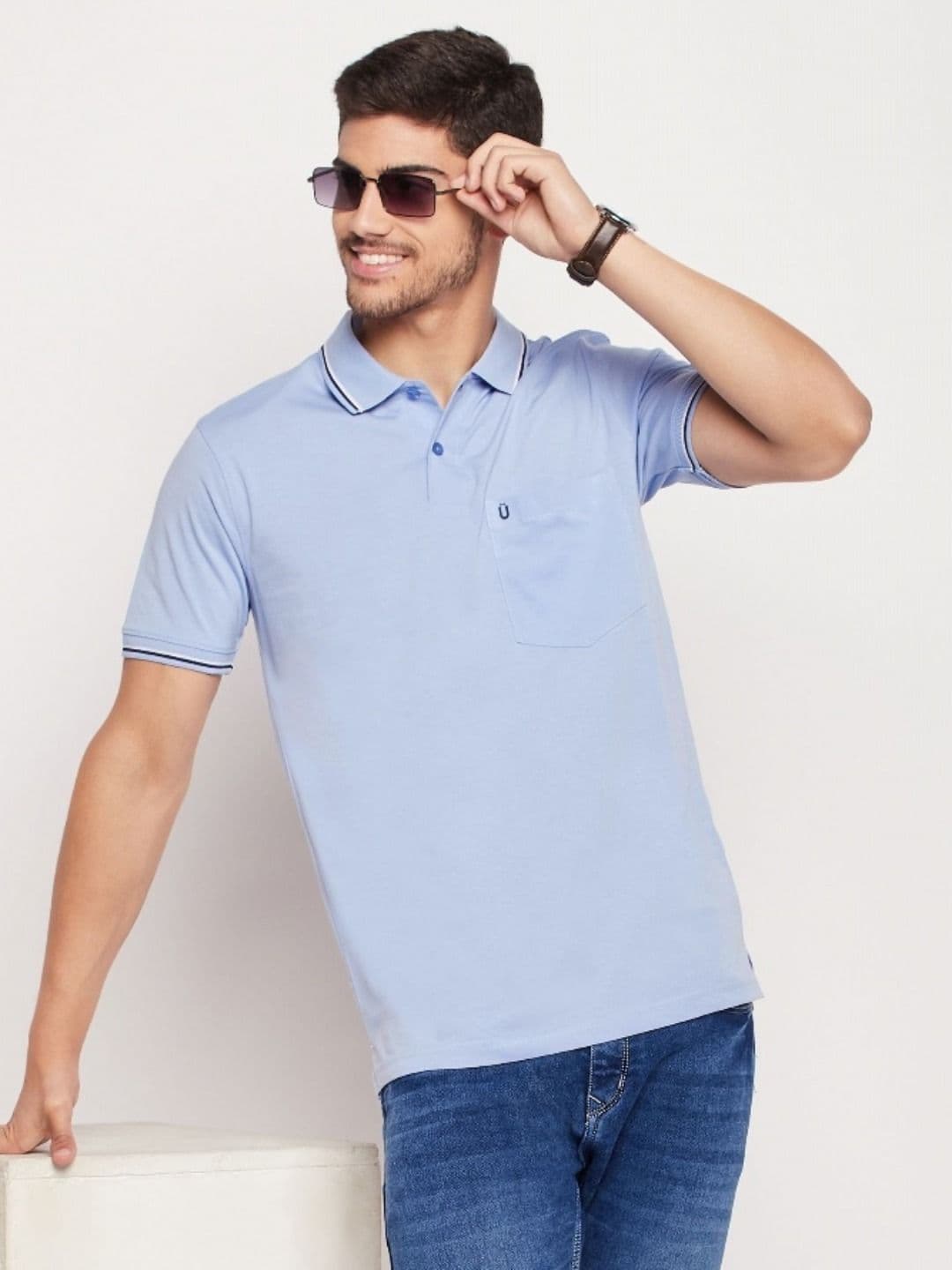UNIBERRY Men Polo Collar T-shirt - view 1