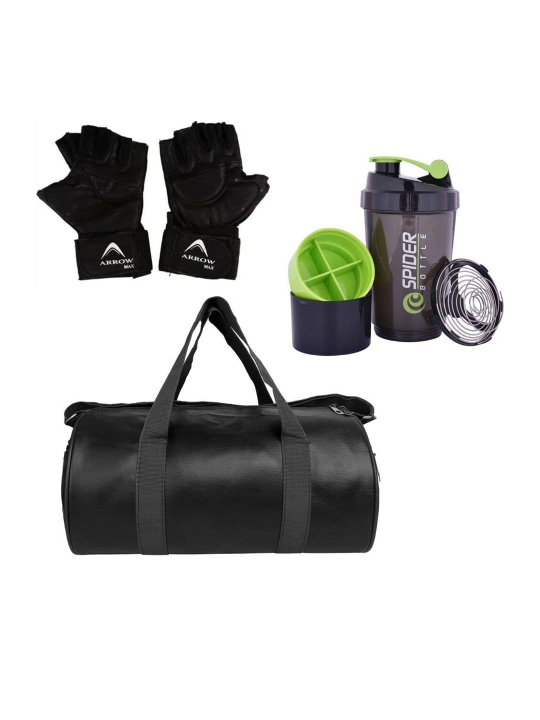 ARROWMAX Medium Sports or Gym Detachable Shoulder Strap and Handles Duffel Bag Carry Kit - view 1