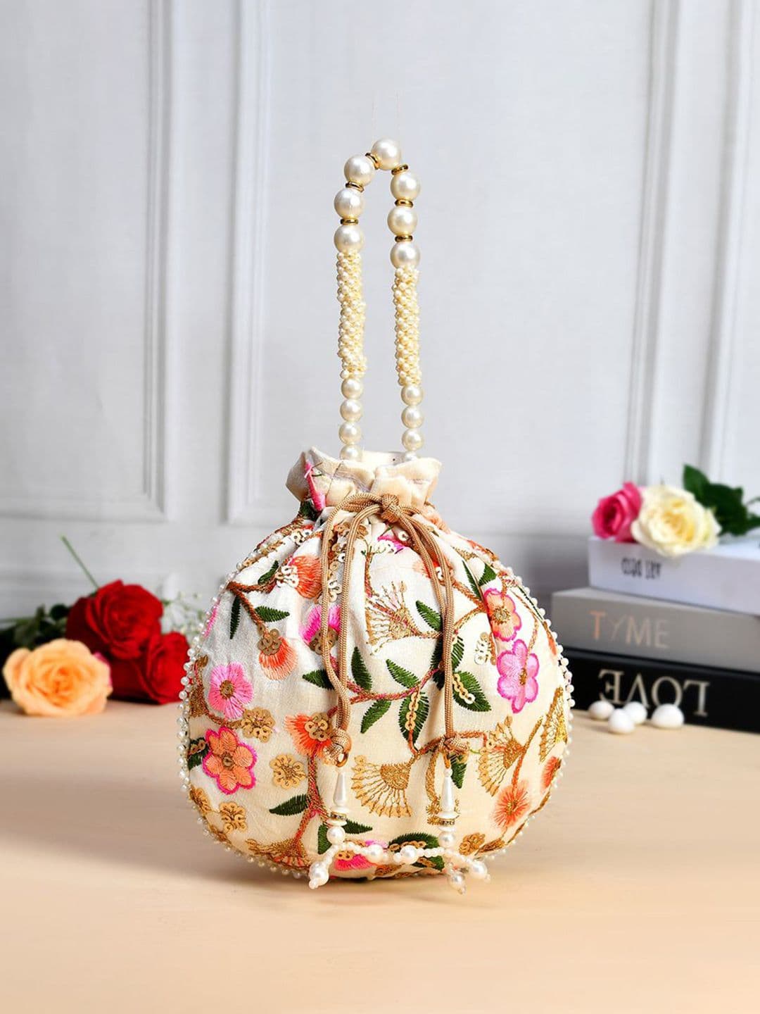 Kuber Industries Embellished Potli Clutch - view 1