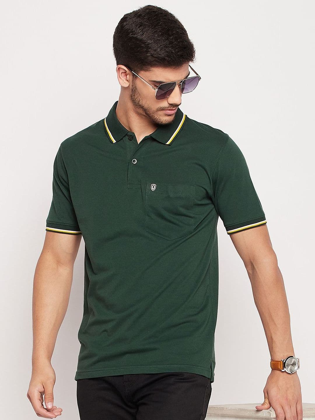 UNIBERRY Men Polo Collar T-shirt - view 1