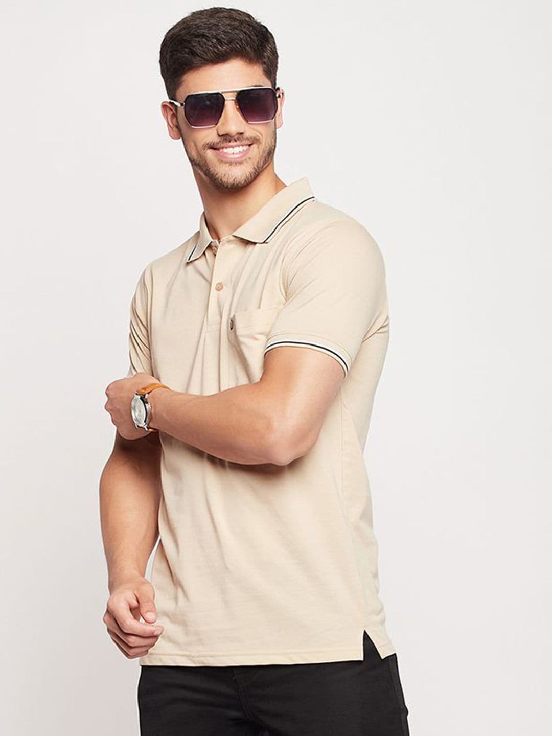 UNIBERRY Men Polo Collar T-shirt - view 1