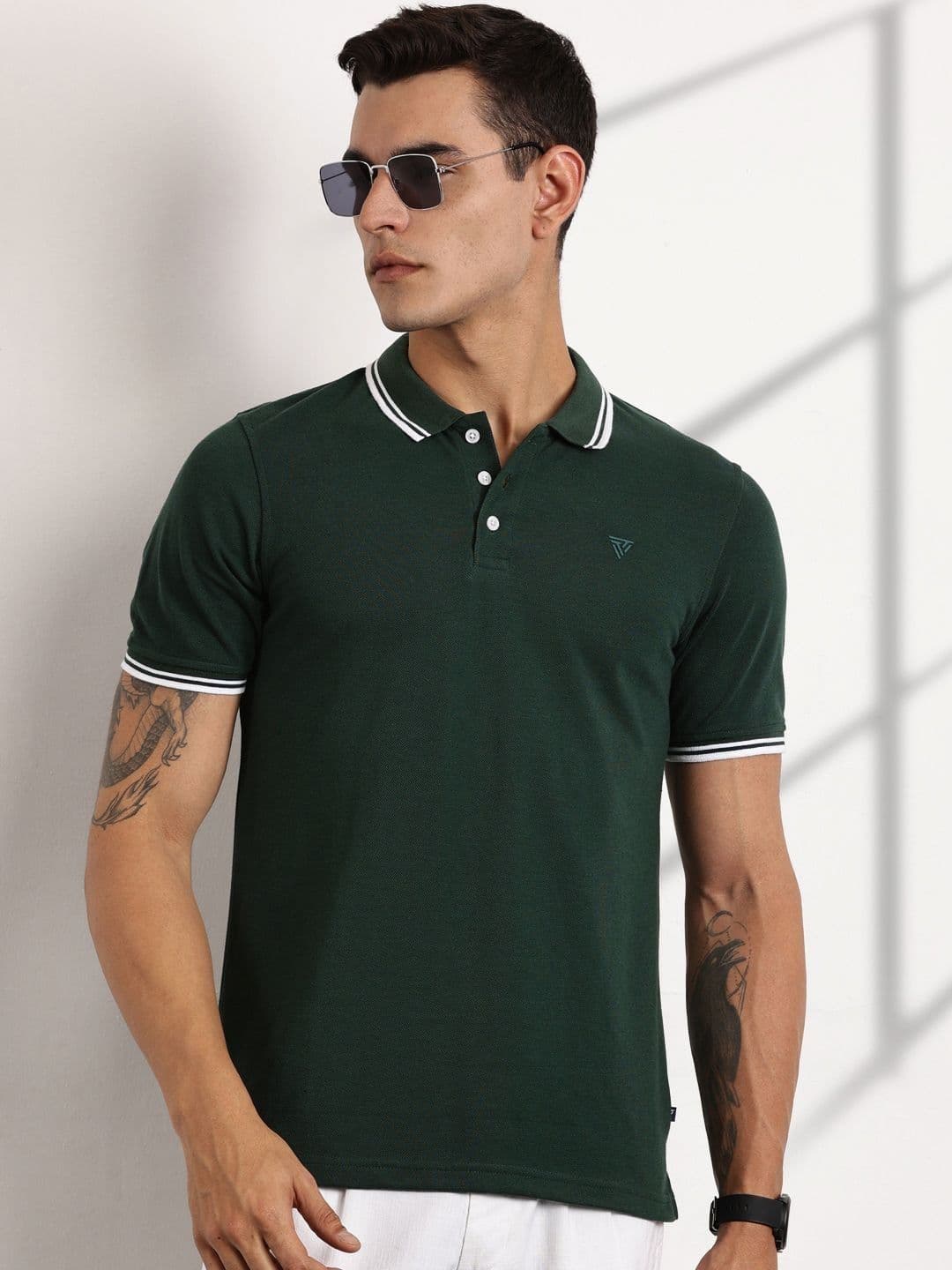 Thomas Scott Men Polo Collar Pockets T-shirt - view 1