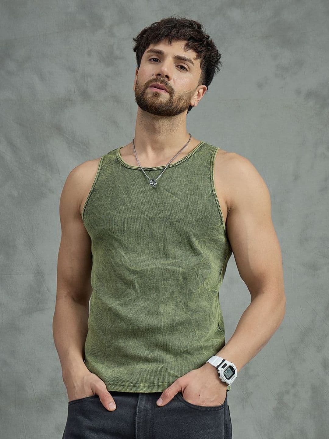 FUGAZEE Men Racerback Slim Fit T-shirt - view 1