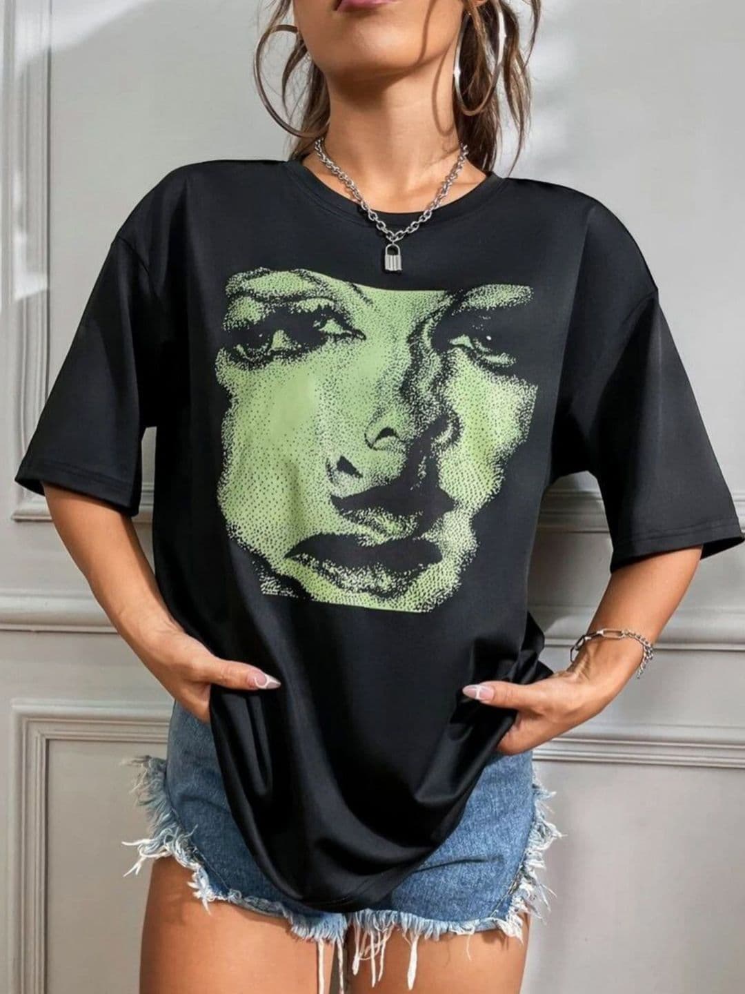 SZN Men Graphic Printed Drop-Shoulder Sleeves Oversized T-shirt - view 1