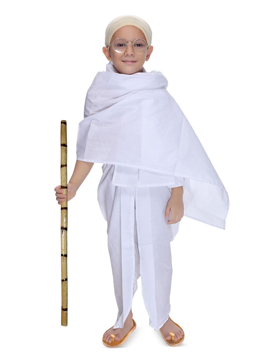 Smuktar garments Boys Gandhi Jii Pure Cotton Top With Dhoti Pants - view 1