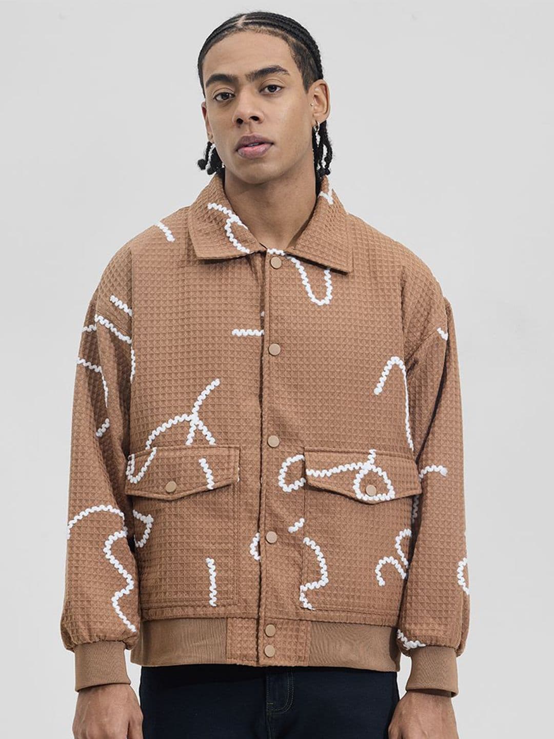 Snitch Men Tailored Jacket with Embroidered - view 1