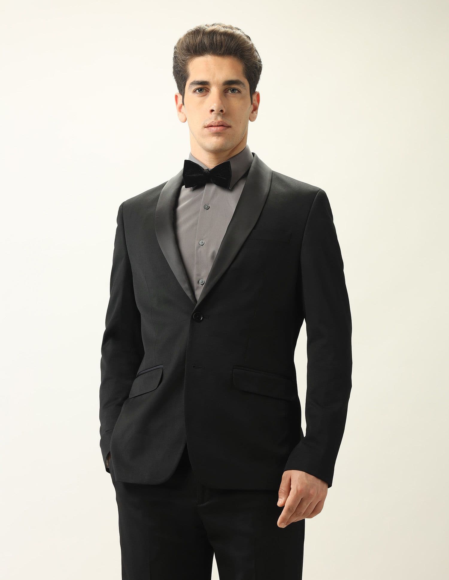 Arrow Slim-Fit Single-Breasted Three-Piece Suit - view 1