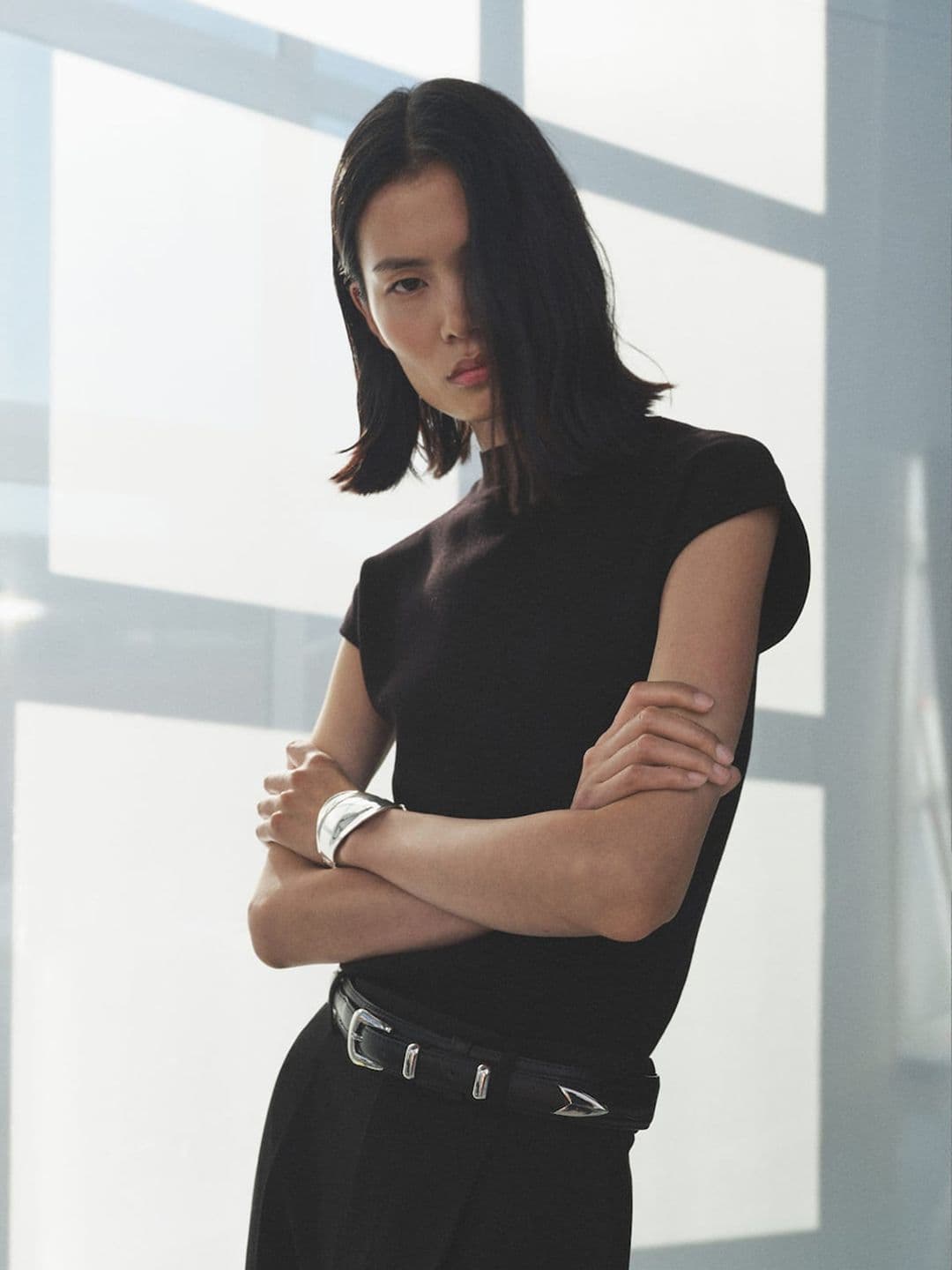 MANGO Extended Sleeve High-Neck Pullover - view 1