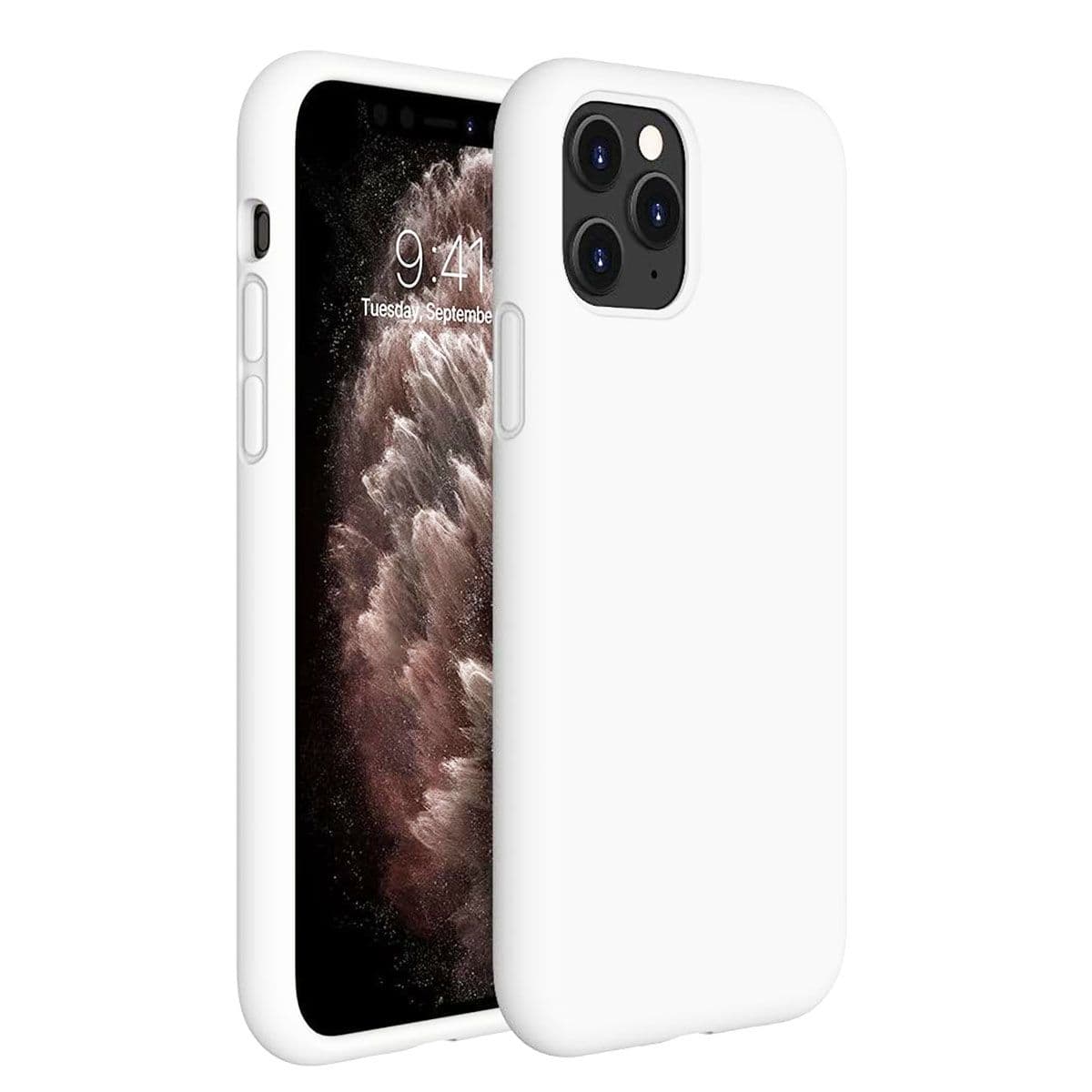 LIRAMARK Solid Printed iPhone 11 Pro Max Back Case Mobile Accessories - view 1