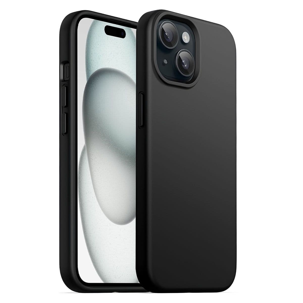 LIRAMARK Solid Printed iPhone 15 Back Case Mobile Accessories - view 1
