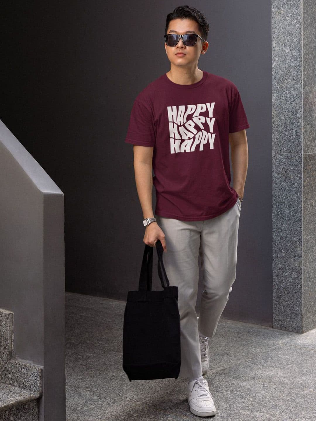 MASTI TEES Printed Cotton Lounge T-Shirt - view 1
