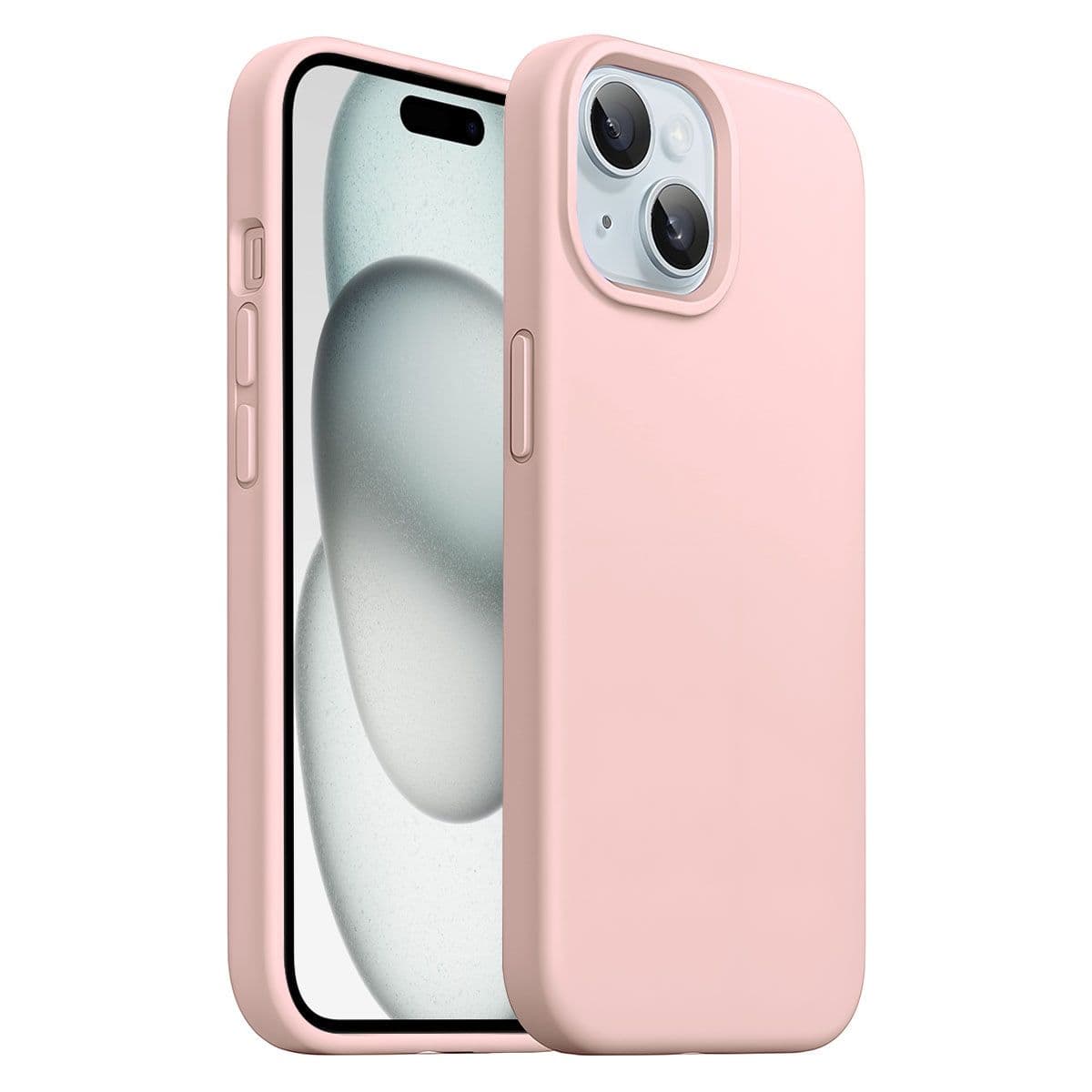 LIRAMARK Solid Printed iPhone 15 Back Case Mobile Accessories - view 1