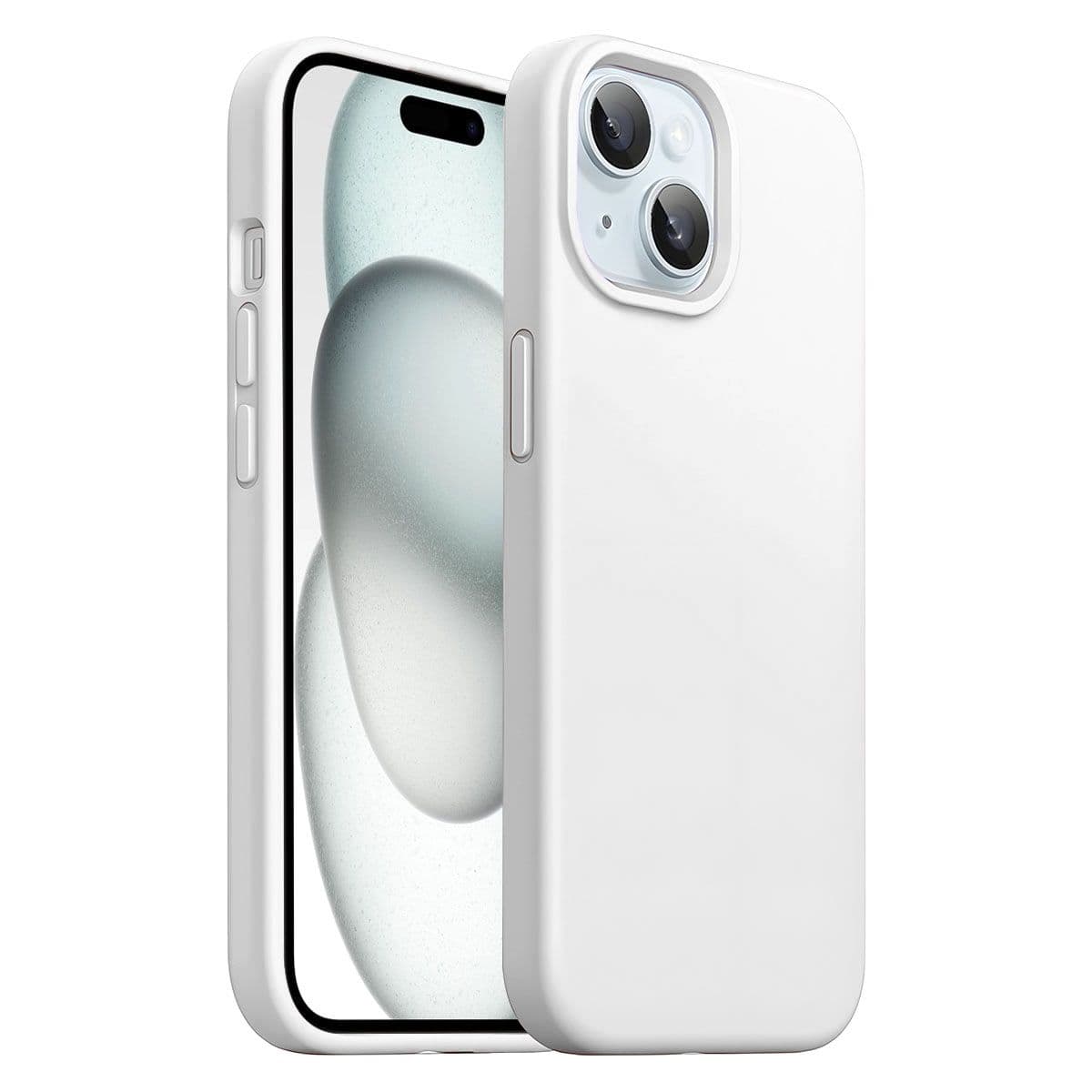 LIRAMARK Solid Printed iPhone 15 Back Case Mobile Accessories - view 1