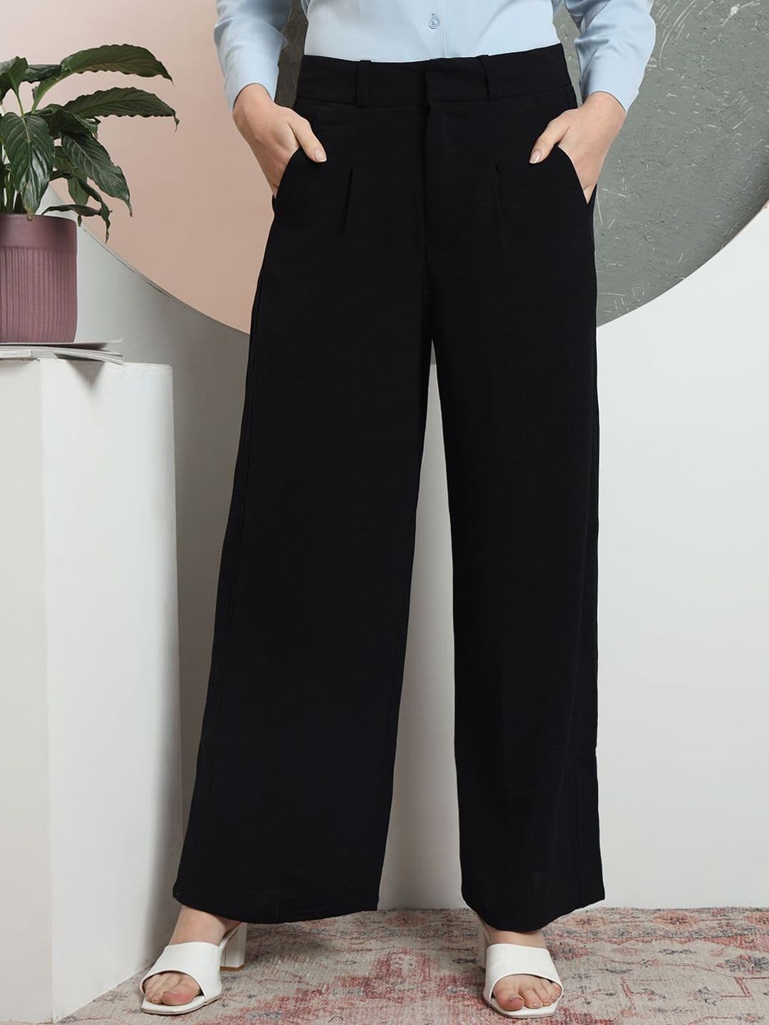 FITHUB Women High-Rise Pleated Trousers - view 1