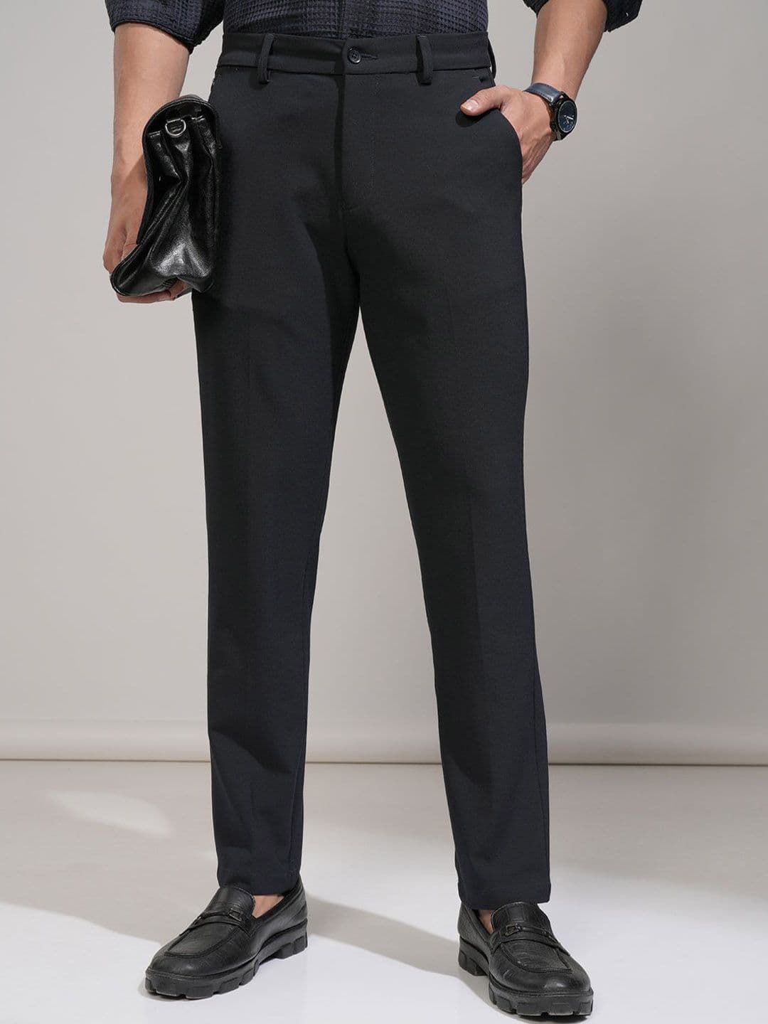 HIGHLANDER Men Comfort Slim Fit Trousers - view 1