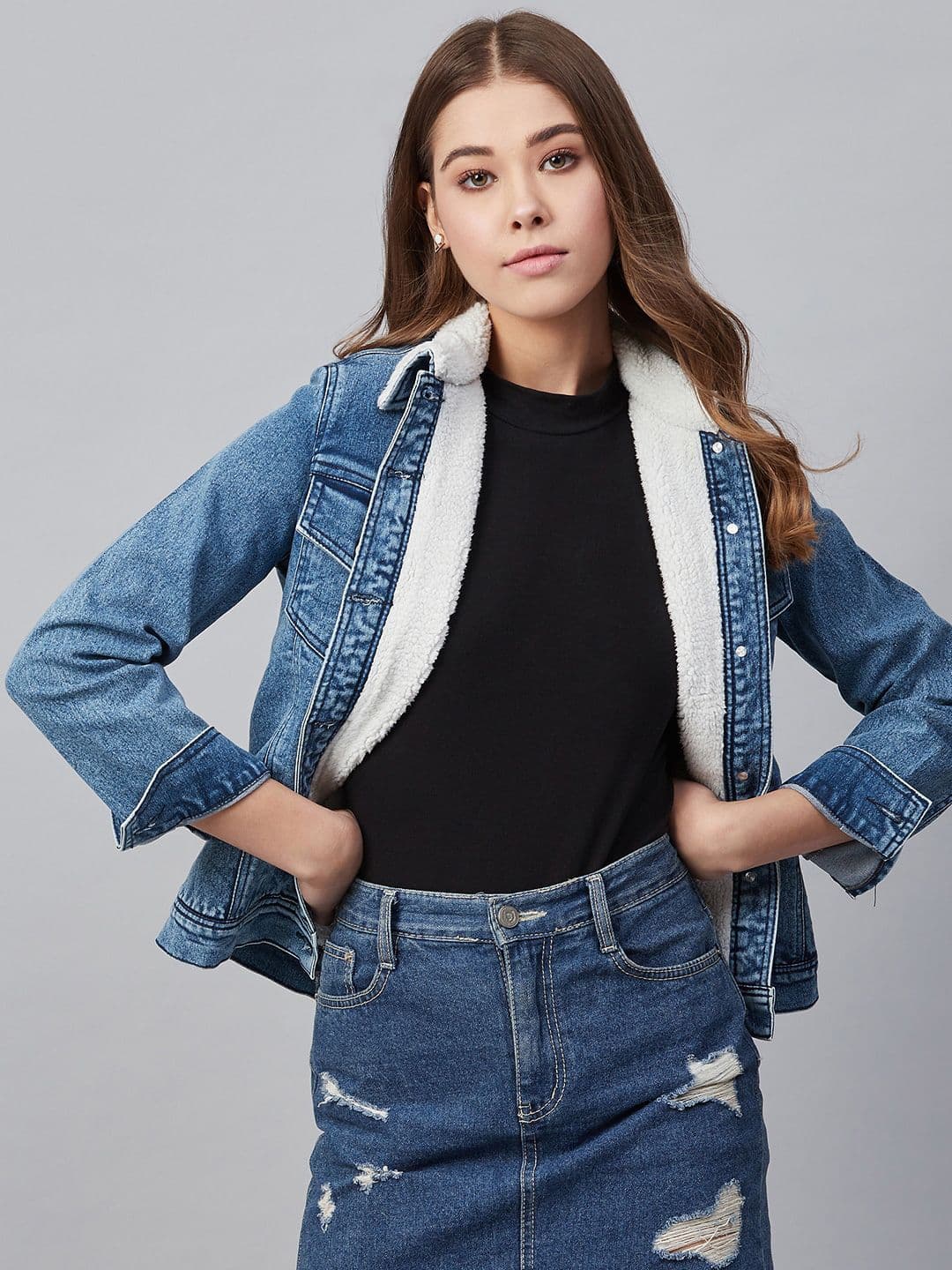 Chemistry Women Lightweight Outdoor Denim Jacket - view 1