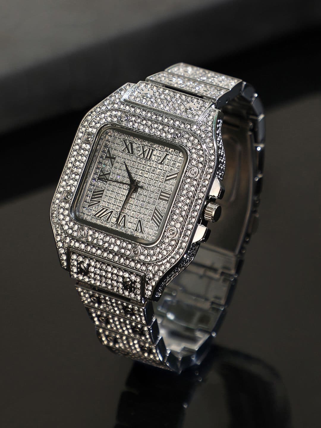 HAUTE SAUCE Women The Bijou Roman Square Watch AW25_HSWC1273 - view 1