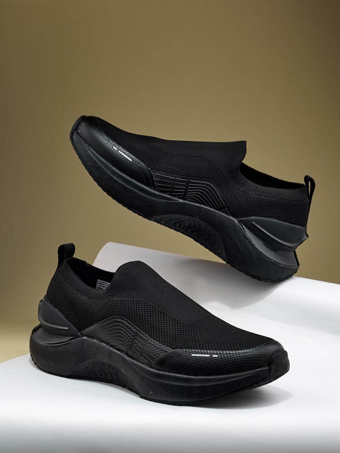 Campus Men FLYNN Mesh Textured Slip-On Walking Sneakers - view 1
