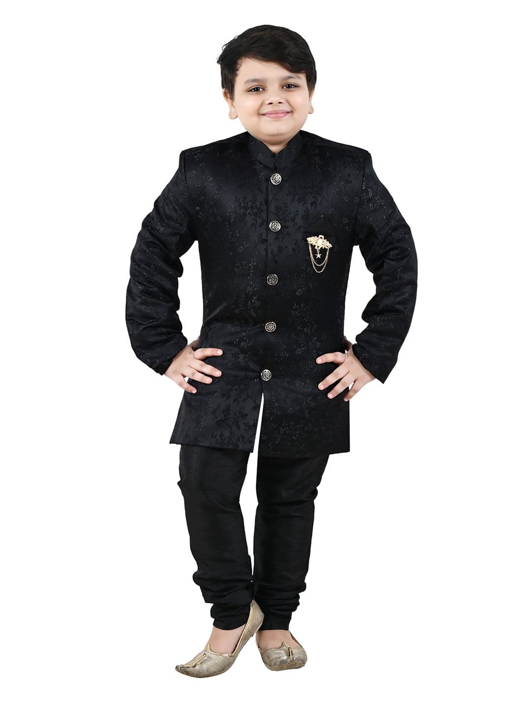 Arshia Fashions Printed Sherwani Set - view 1