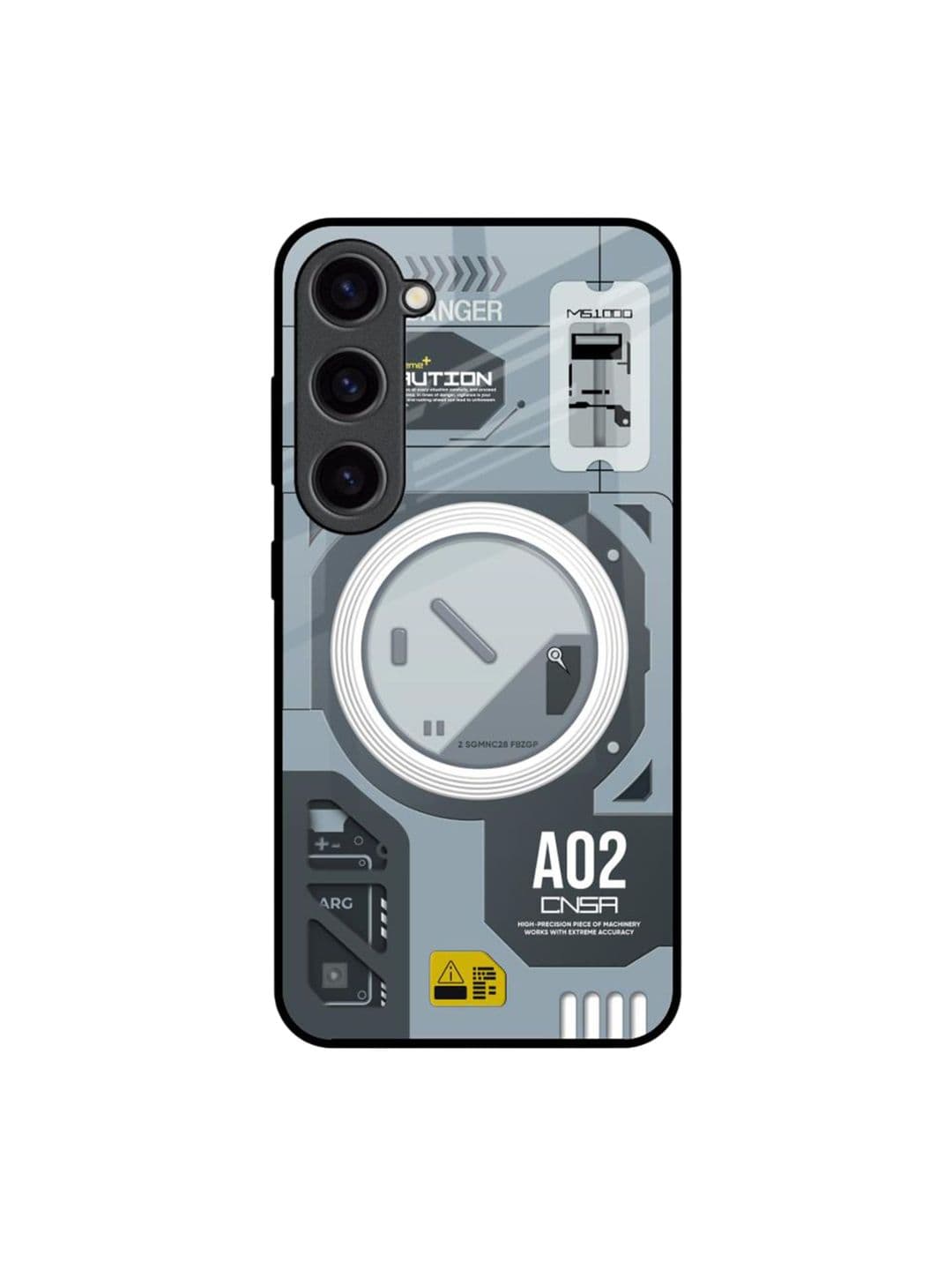 QRIOH Modern Technology Printed Samsung Galaxy S23 Back Case - view 1