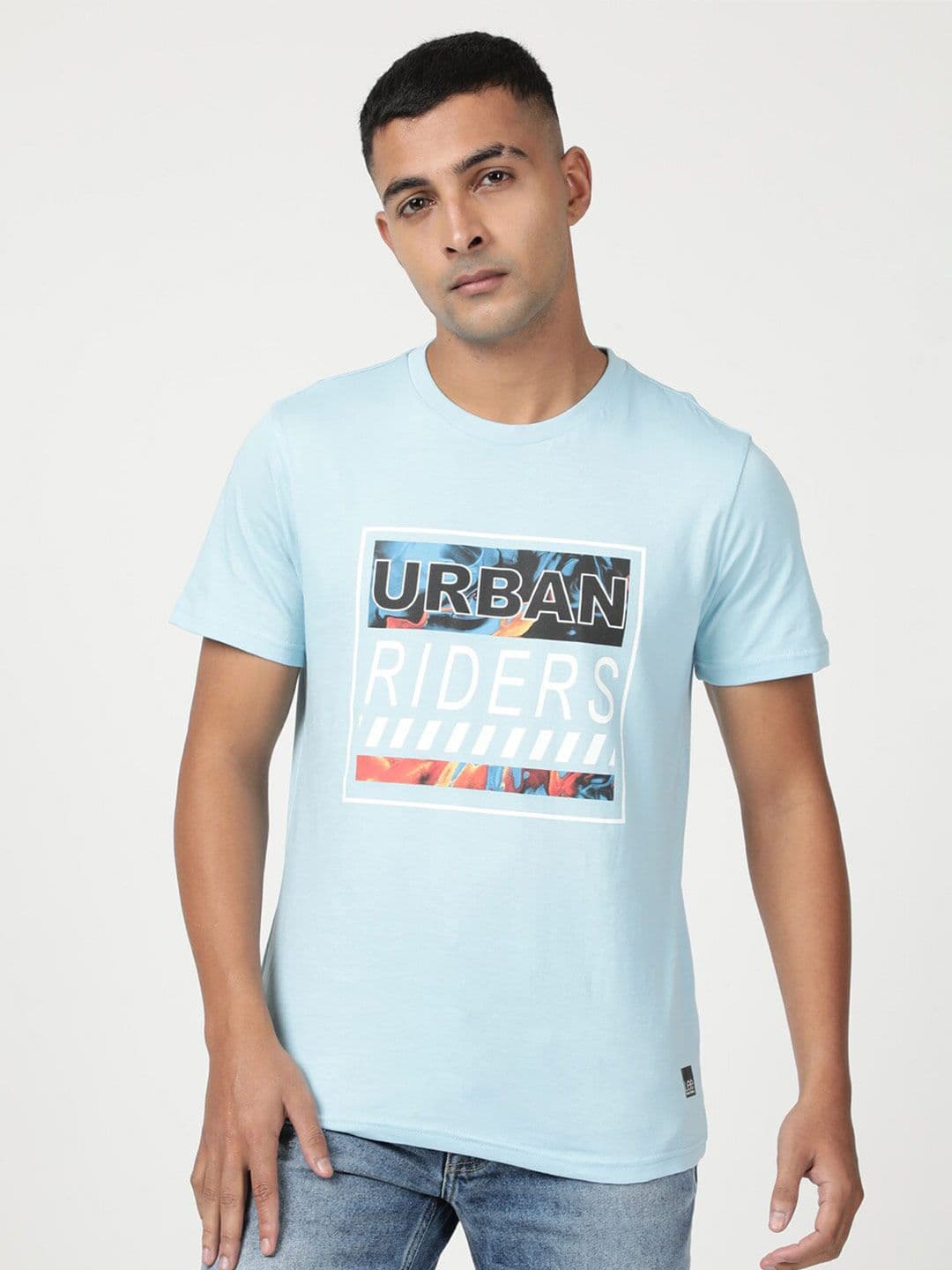Lee Men Graphic Printed Slim Fit Cotton T-shirt - view 1