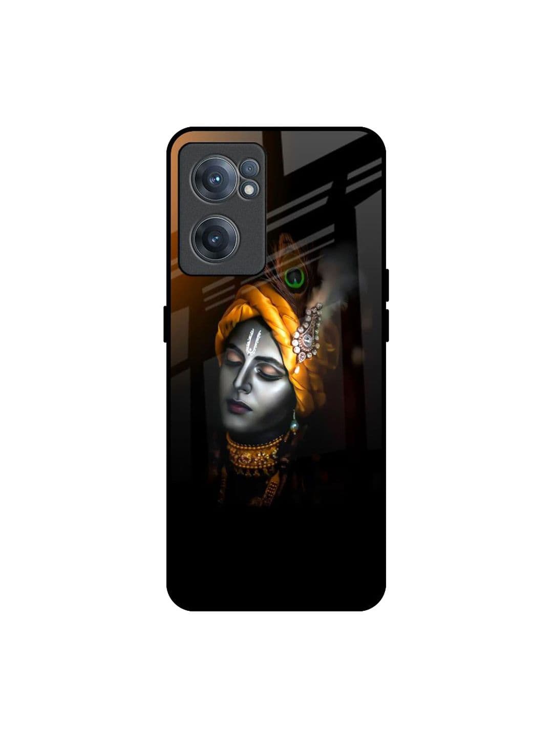QRIOH Ombre Krishna Printed OnePlus Nord CE 2 Back Case - view 1