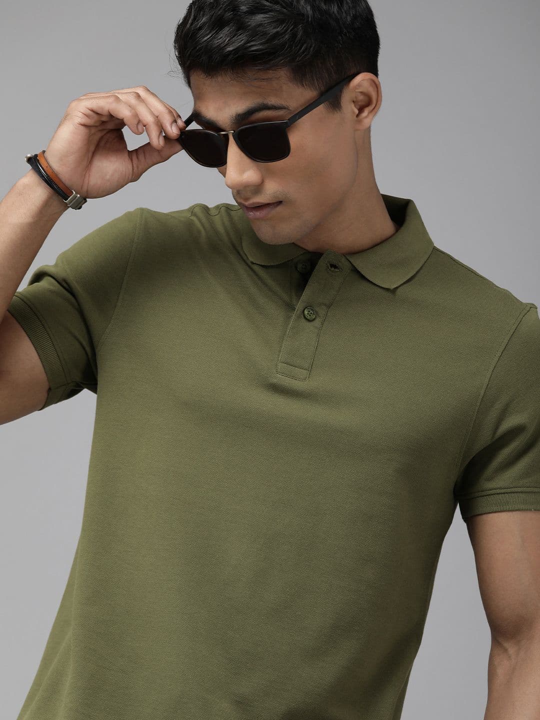 The Roadster Life Co. Men Cotton Polo Collar T-shirt - view 1