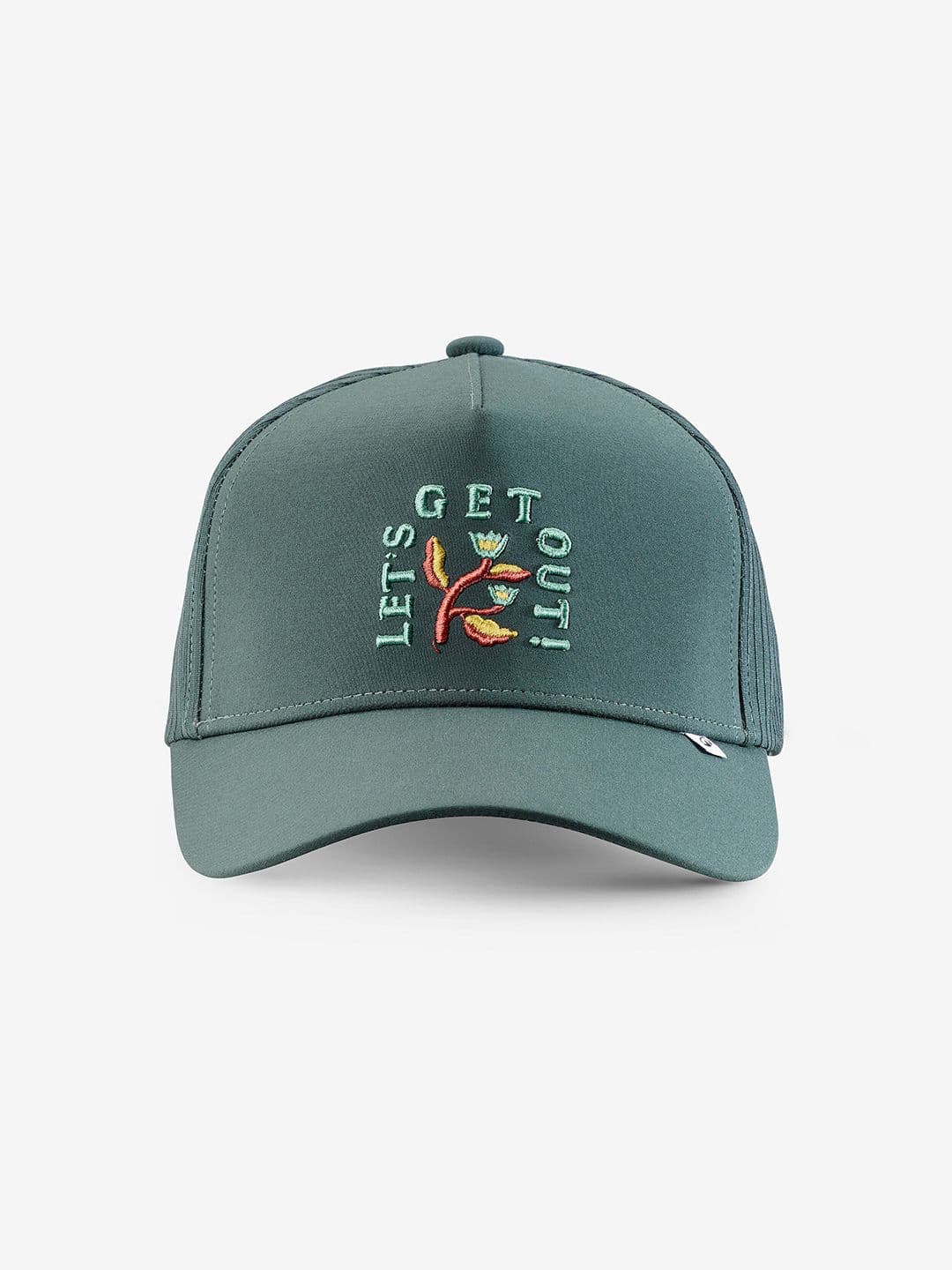 Decathlon Forclaz - Unisex Dark Green TRUCKER 500 Hiking Cap - view 1