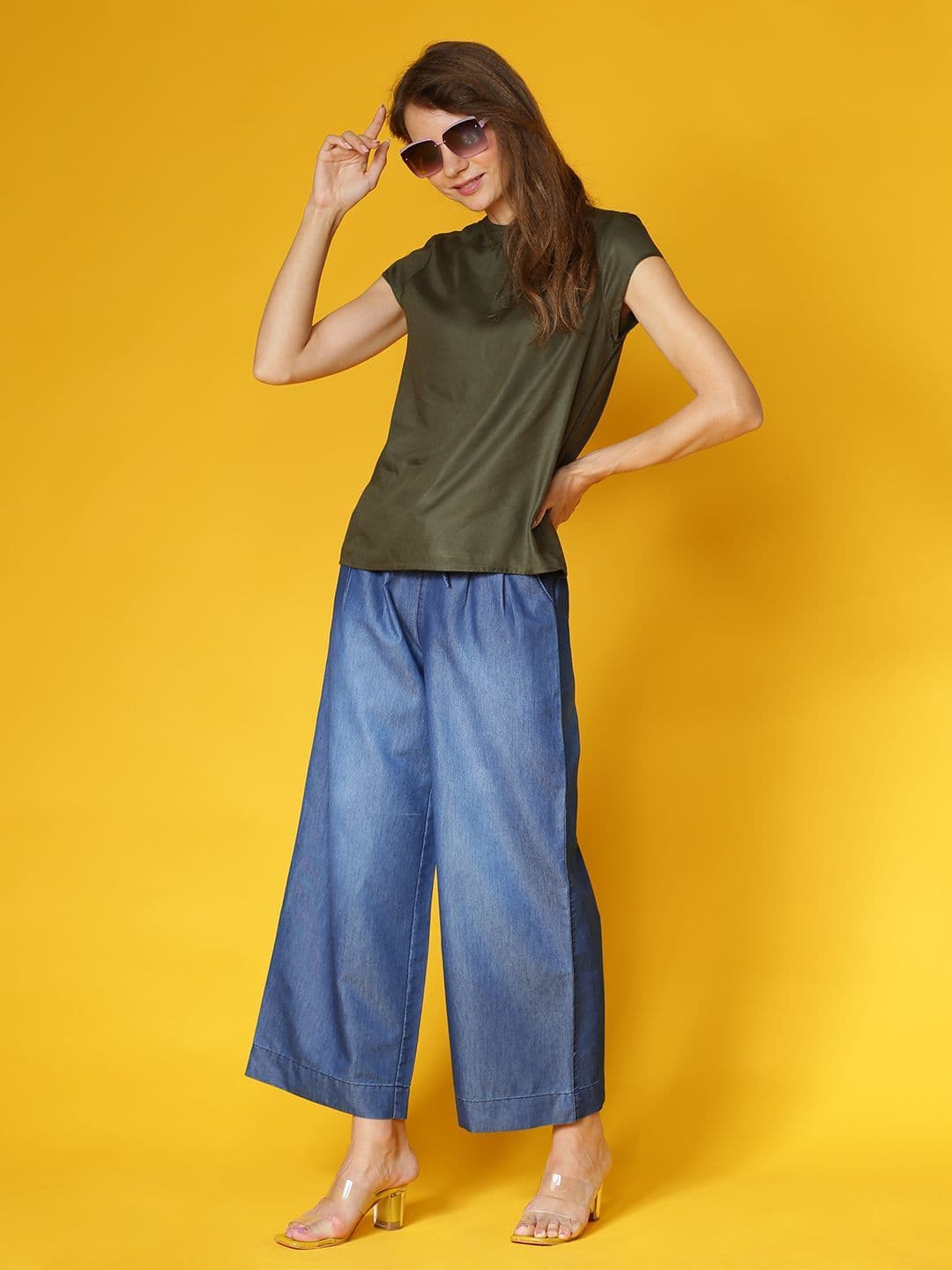 Novio Women Wide Leg Palazzos - view 1