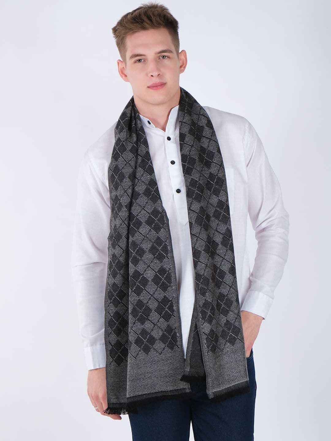 Mast & Harbour Unisex Woollen Scarf - view 1